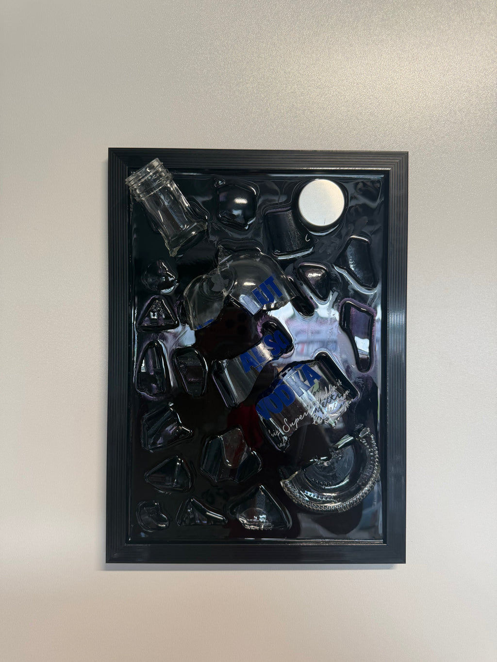 Absolut vodka - Epoxy flessen kunst