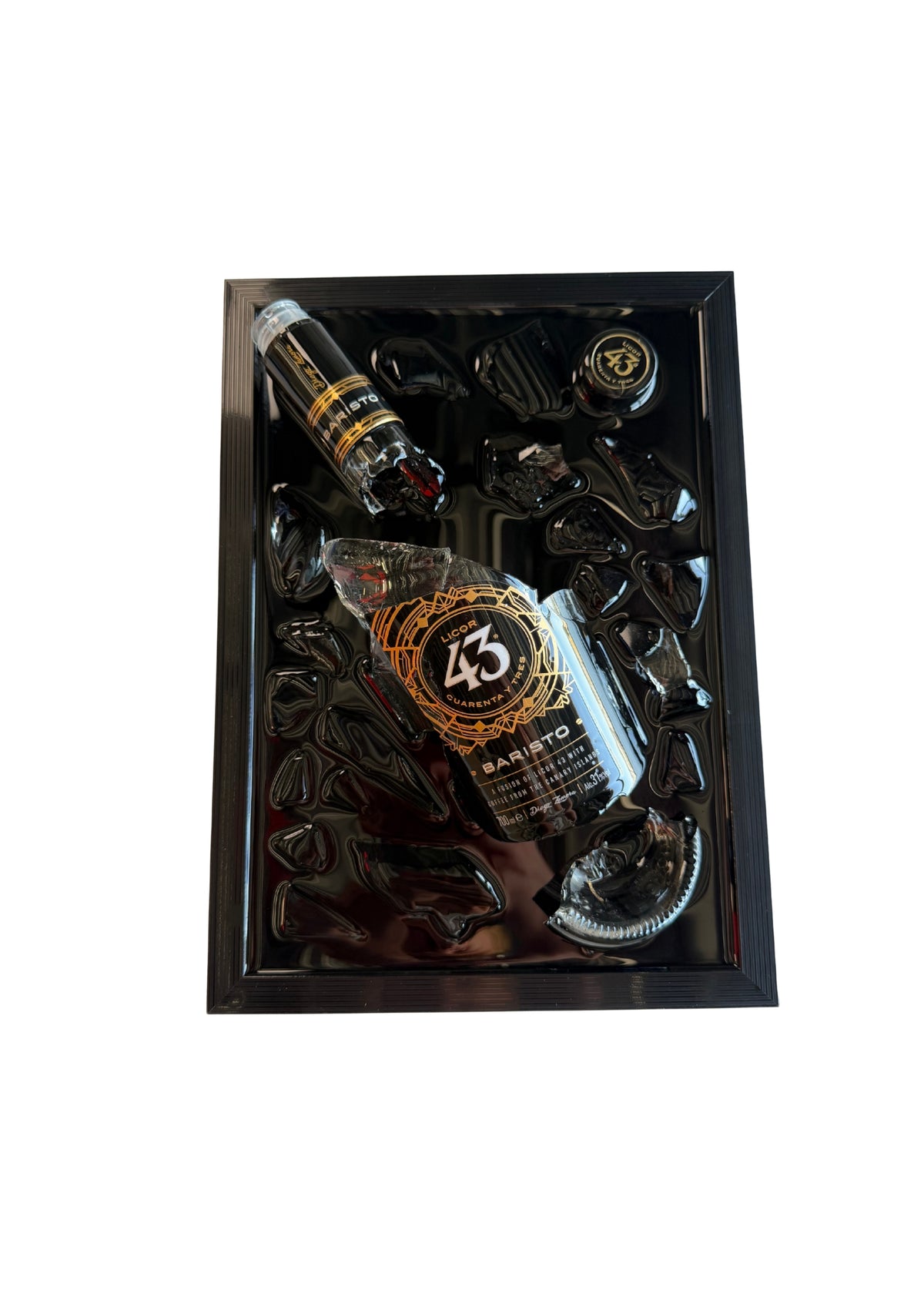 Licor 43 Baristo - Epoxy flessen kunst