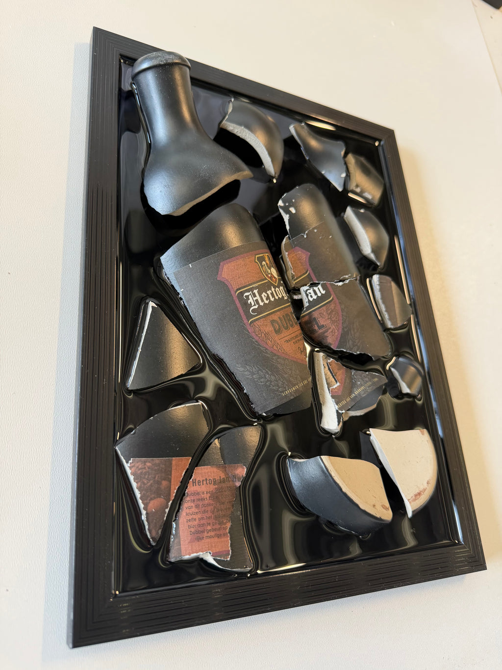 Hertog Jan Dubbel - Epoxy flessen kunst