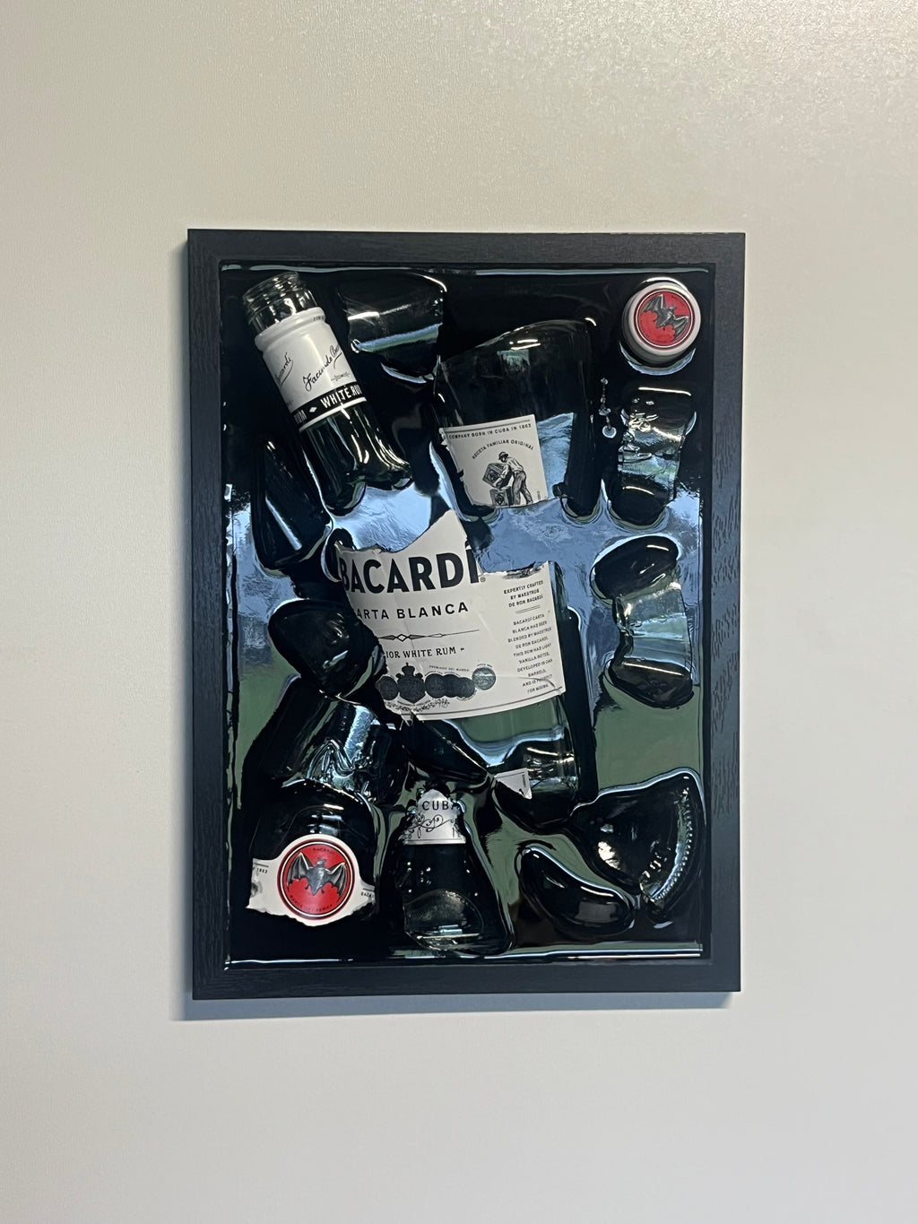 Bacardi Carta Blanca – Flaschenkunst aus Epoxidharz