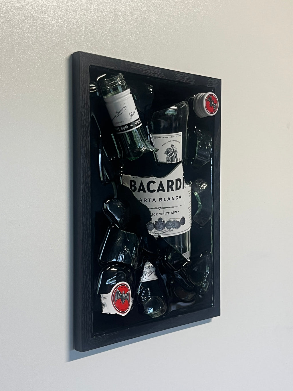 Bacardi Carta Blanca – Flaschenkunst aus Epoxidharz