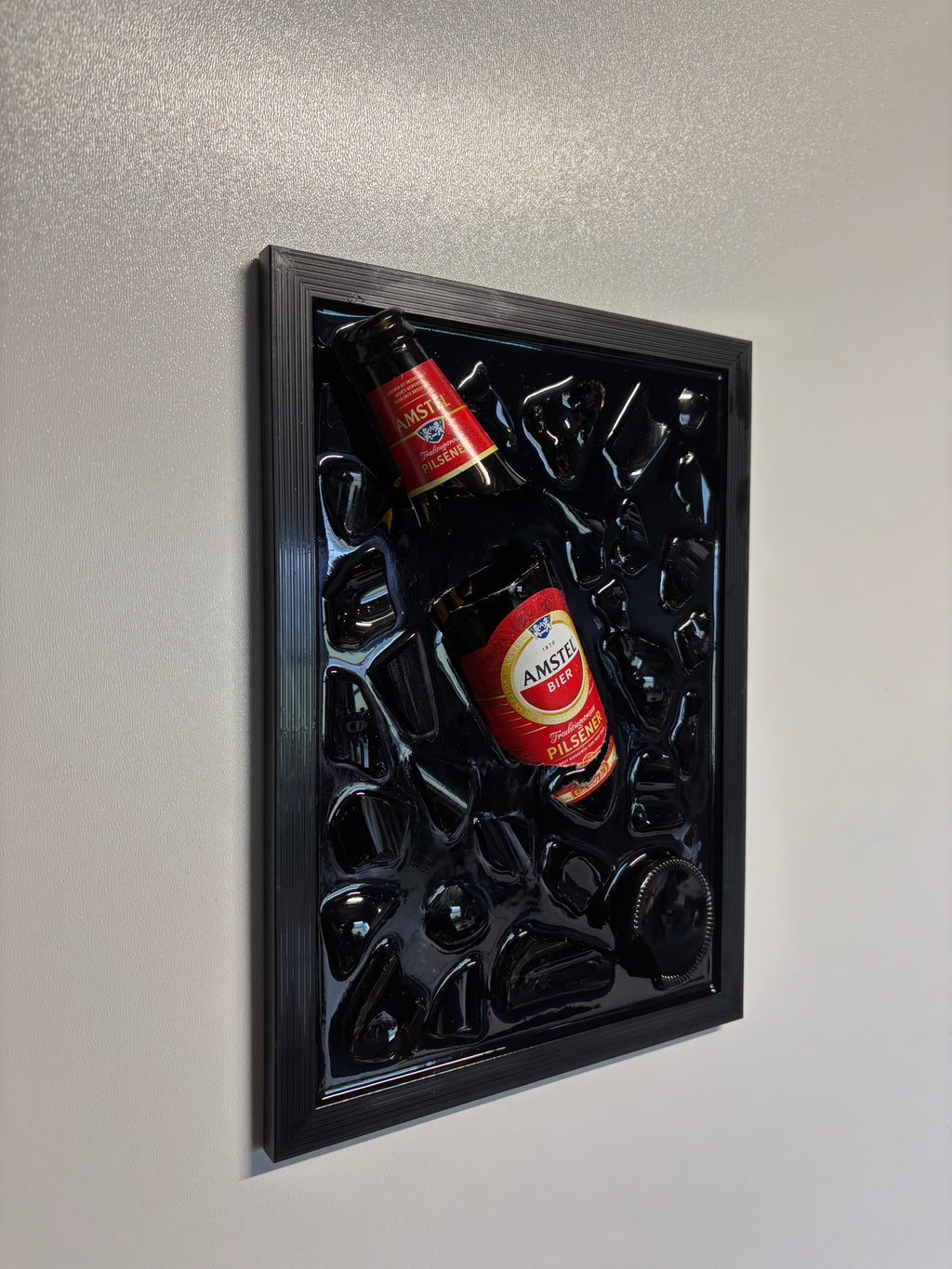 Amstel - Epoxy flessen kunst