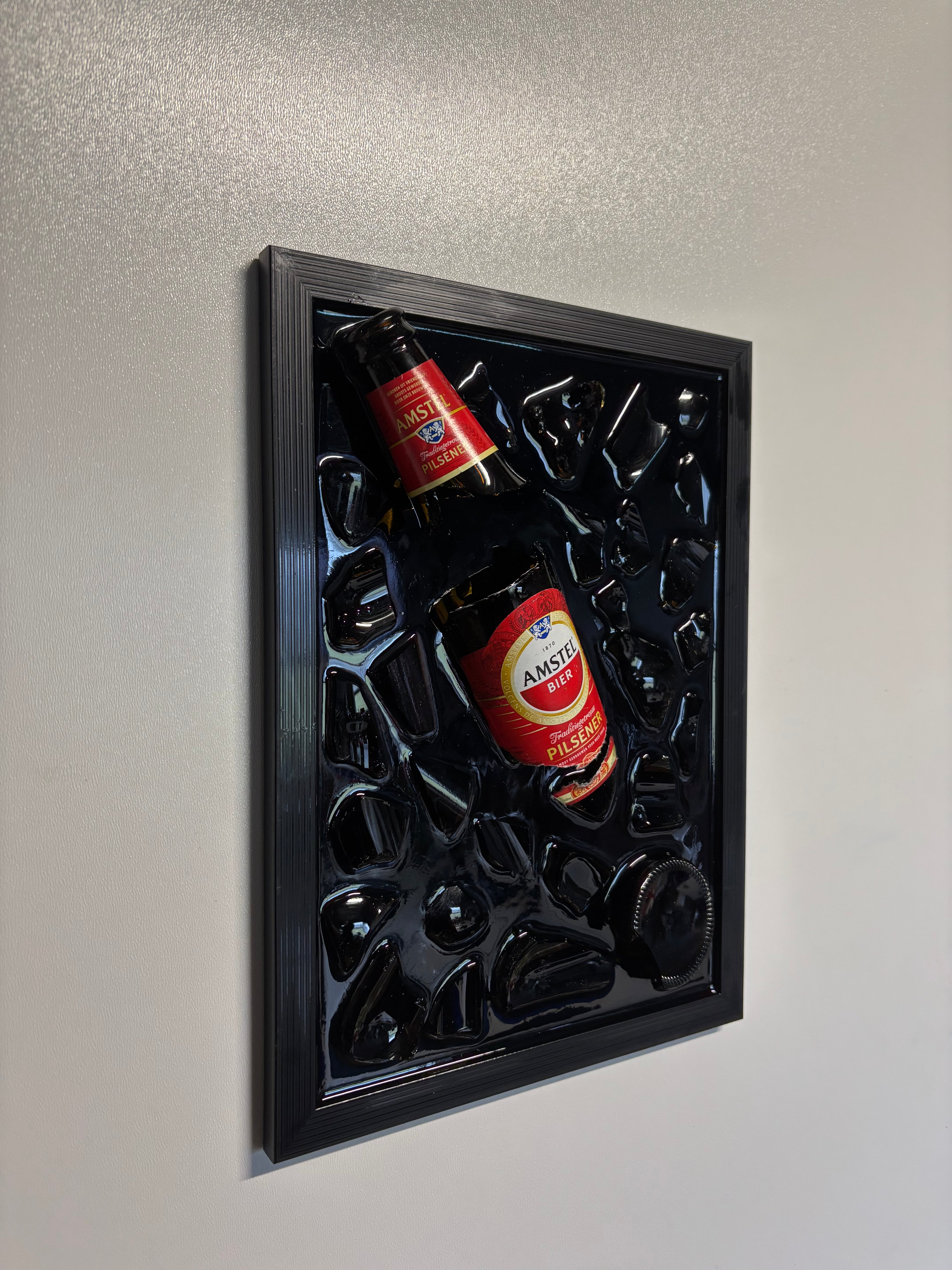 Amstel - Epoxy flessen kunst
