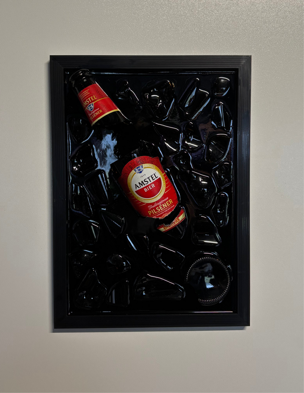 Amstel - Epoxy flessen kunst