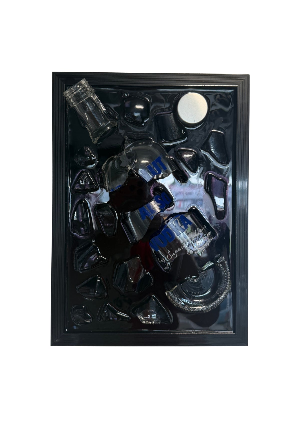 Absolut vodka - Epoxy flessen kunst
