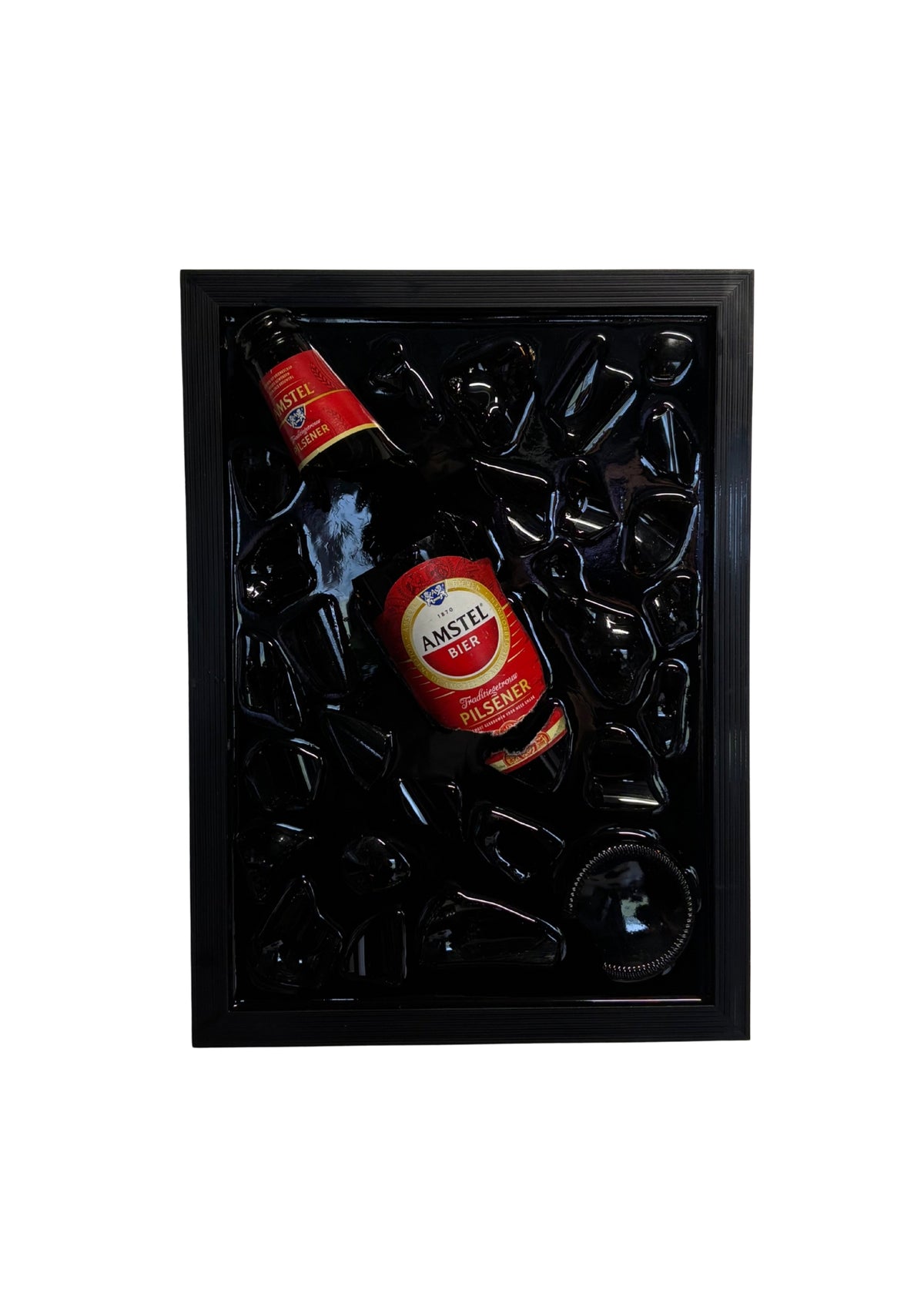 Amstel - Epoxy flessen kunst