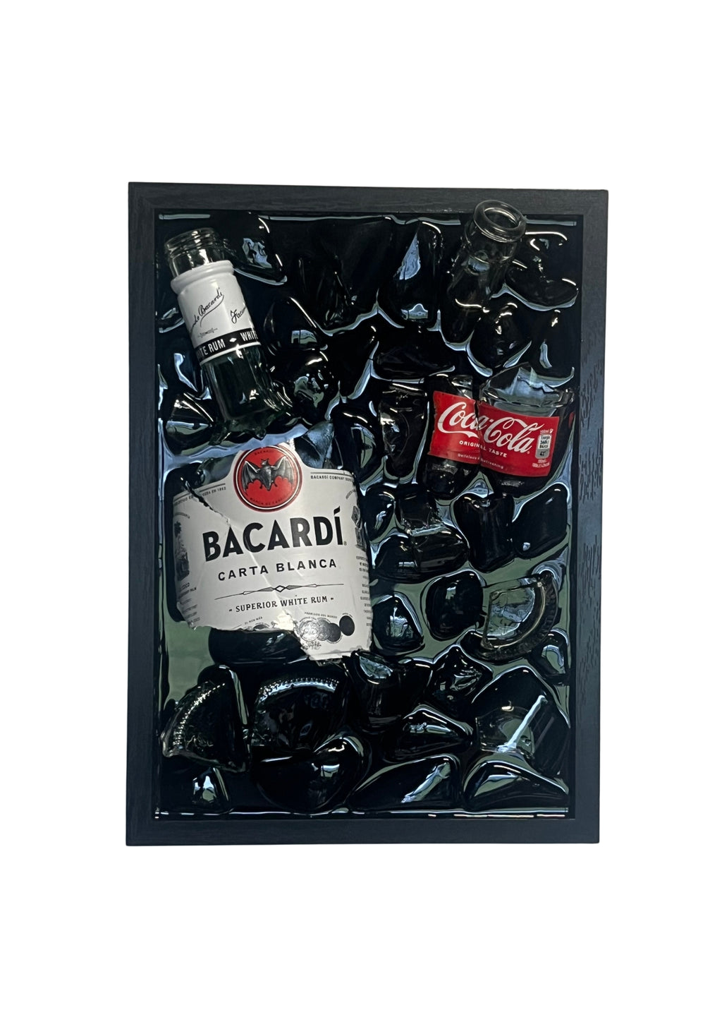 Bacardi Cola – Flaschenkunst aus Epoxidharz