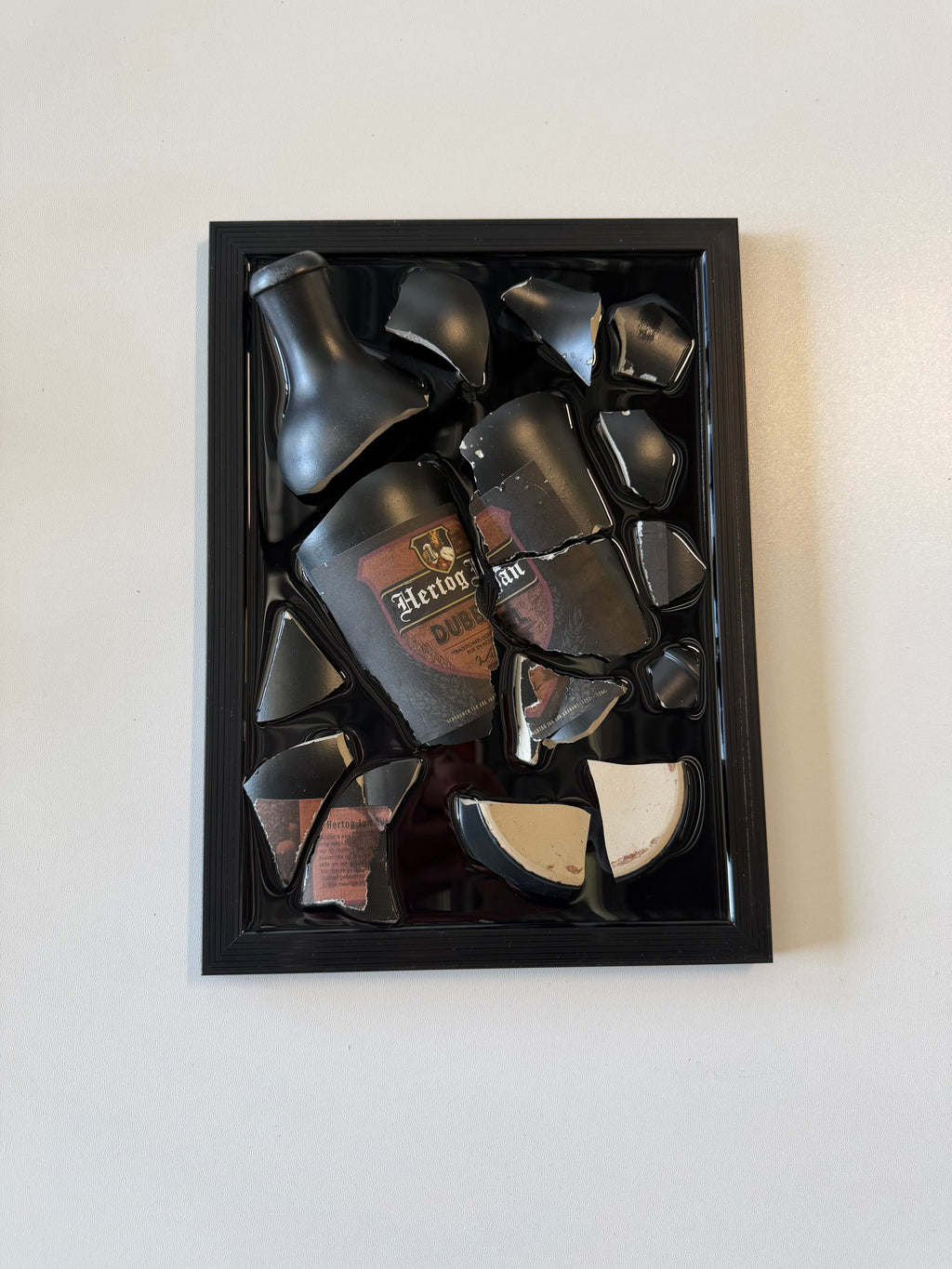Hertog Jan Dubbel - Epoxy flessen kunst