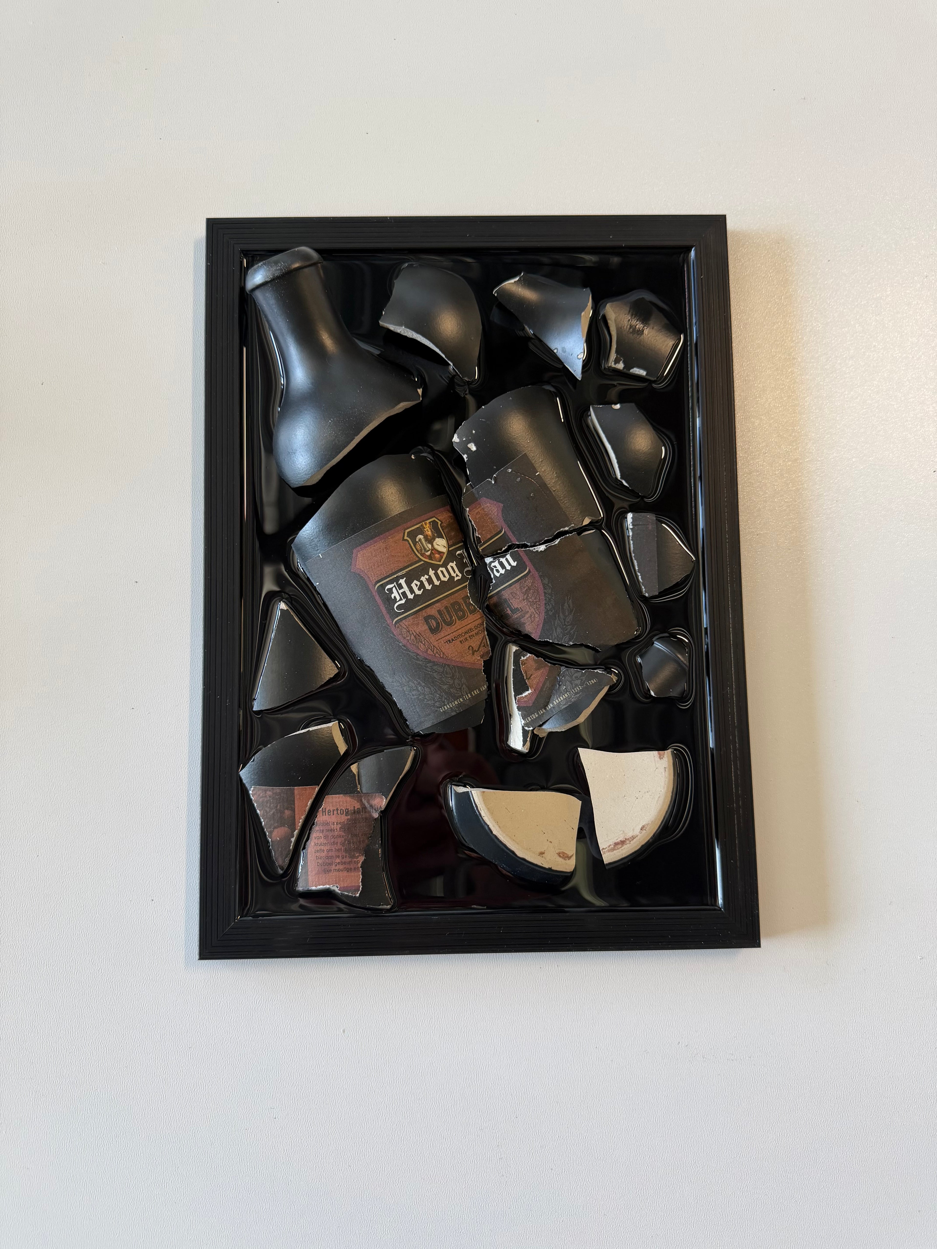 Hertog Jan Dubbel - Epoxy flessen kunst