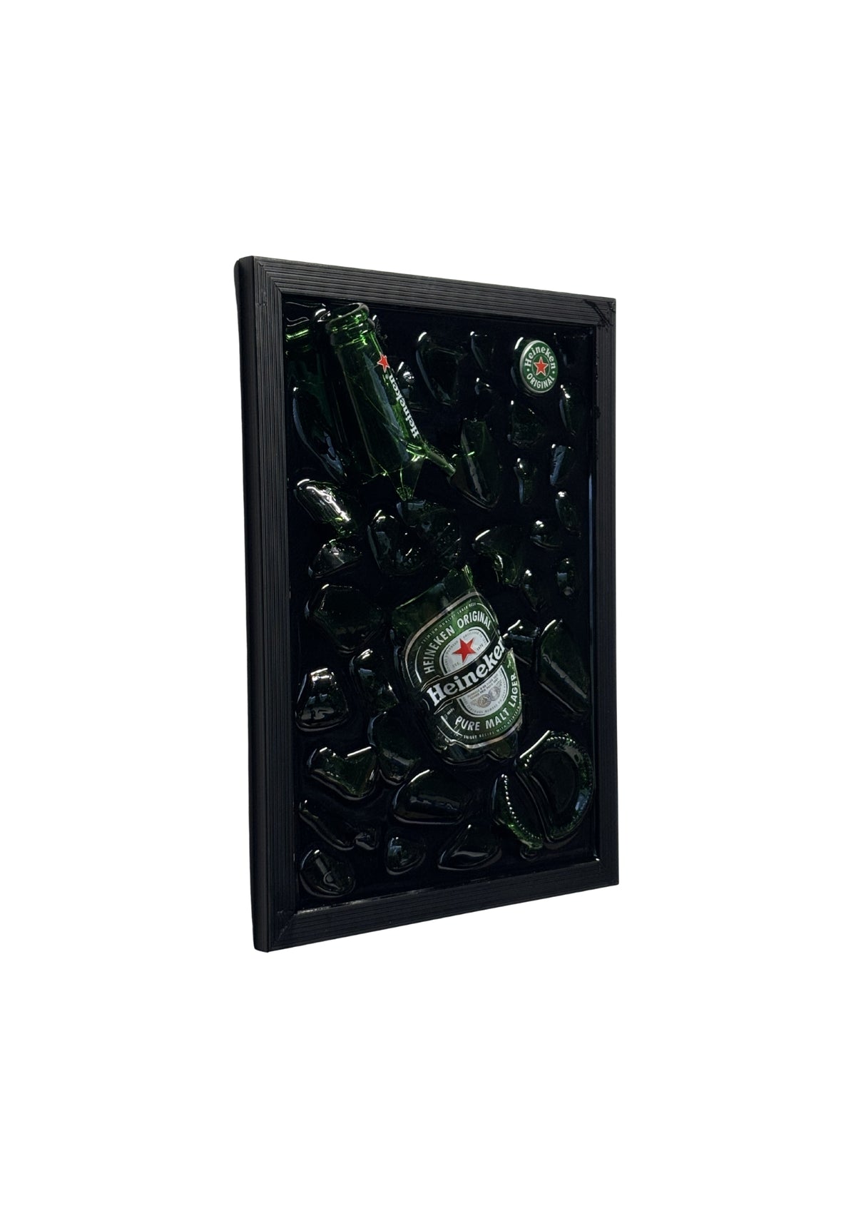 Heineken - Epoxy flessen kunst