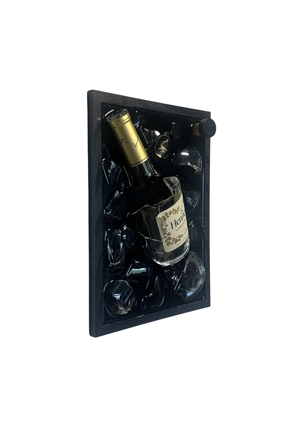 Hennessy - Epoxy flessen kunst