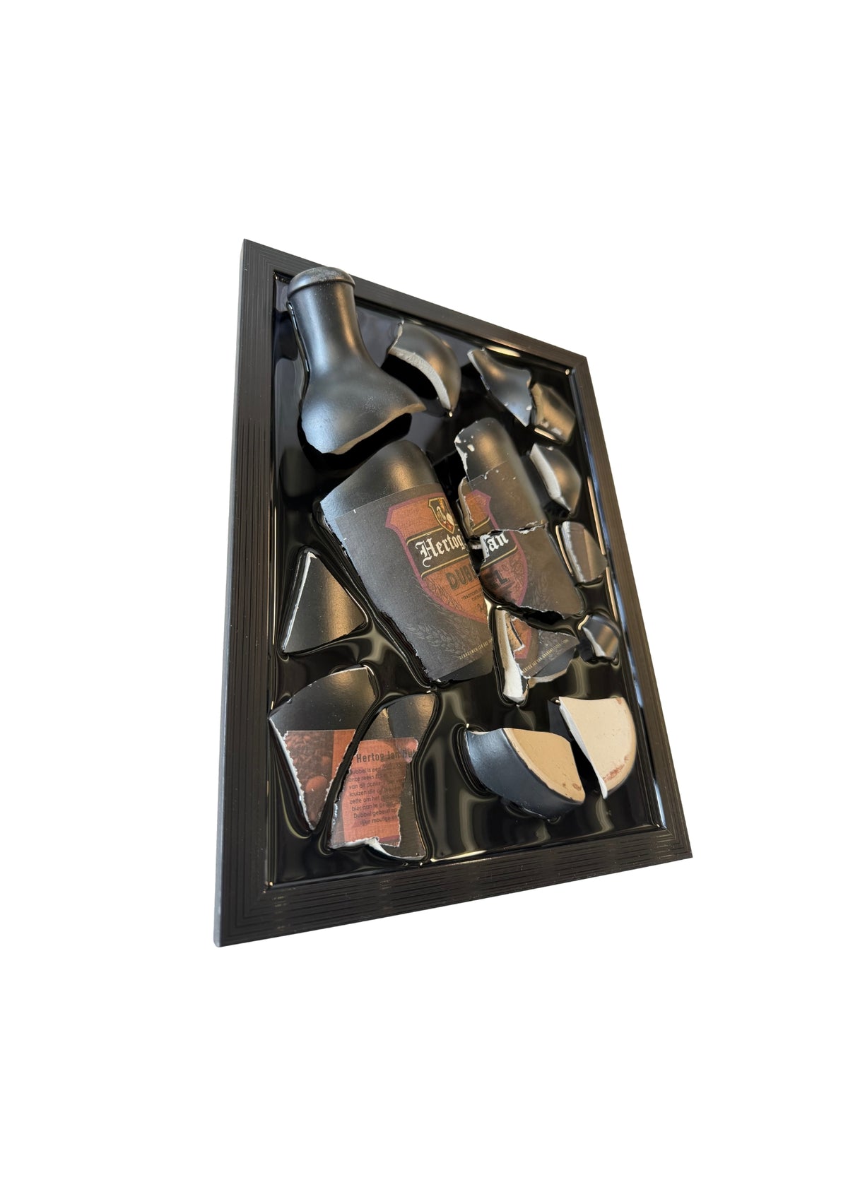 Hertog Jan Dubbel - Epoxy flessen kunst