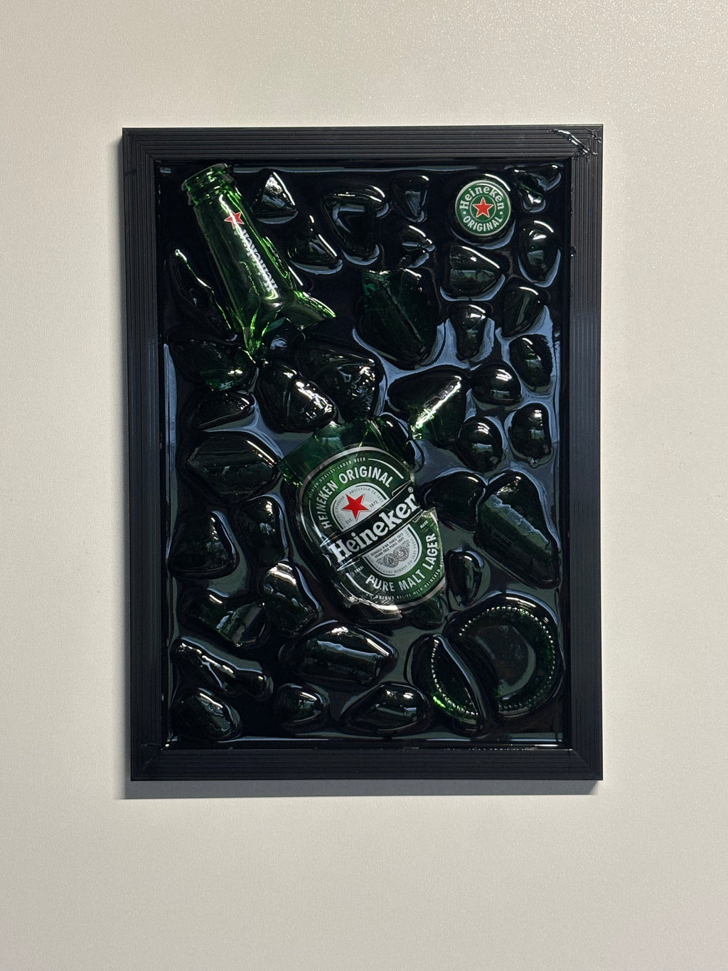 Heineken – Flaschenkunst aus Epoxidharz