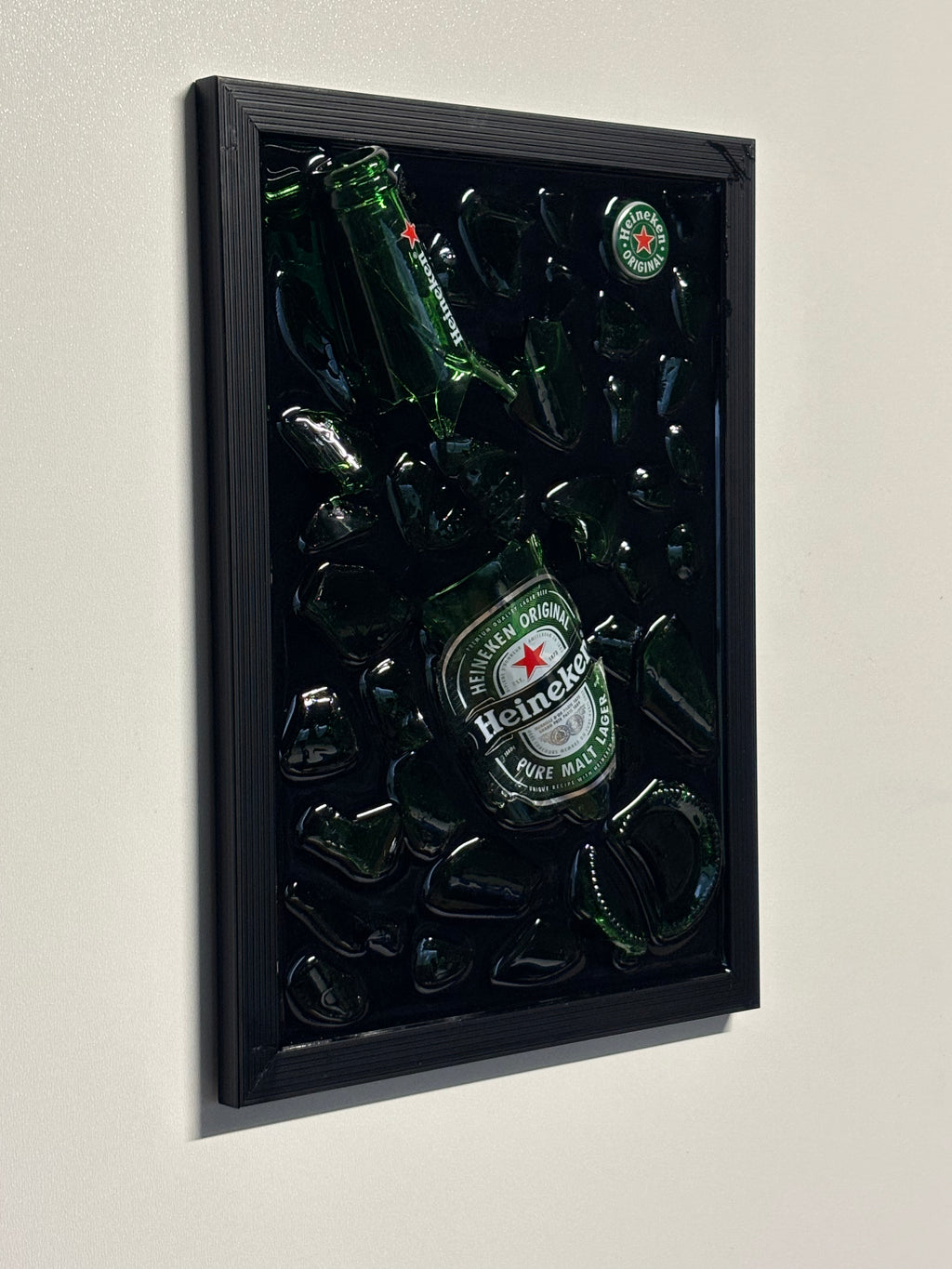 Heineken – Flaschenkunst aus Epoxidharz