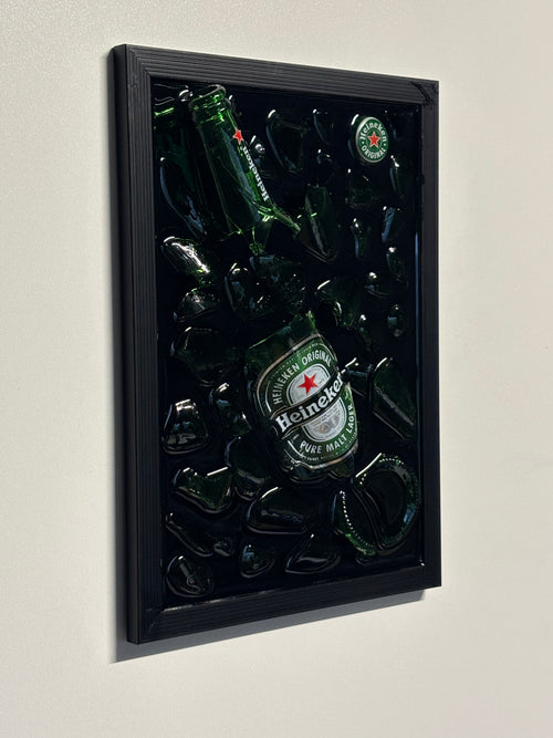 Heineken – Flaschenkunst aus Epoxidharz
