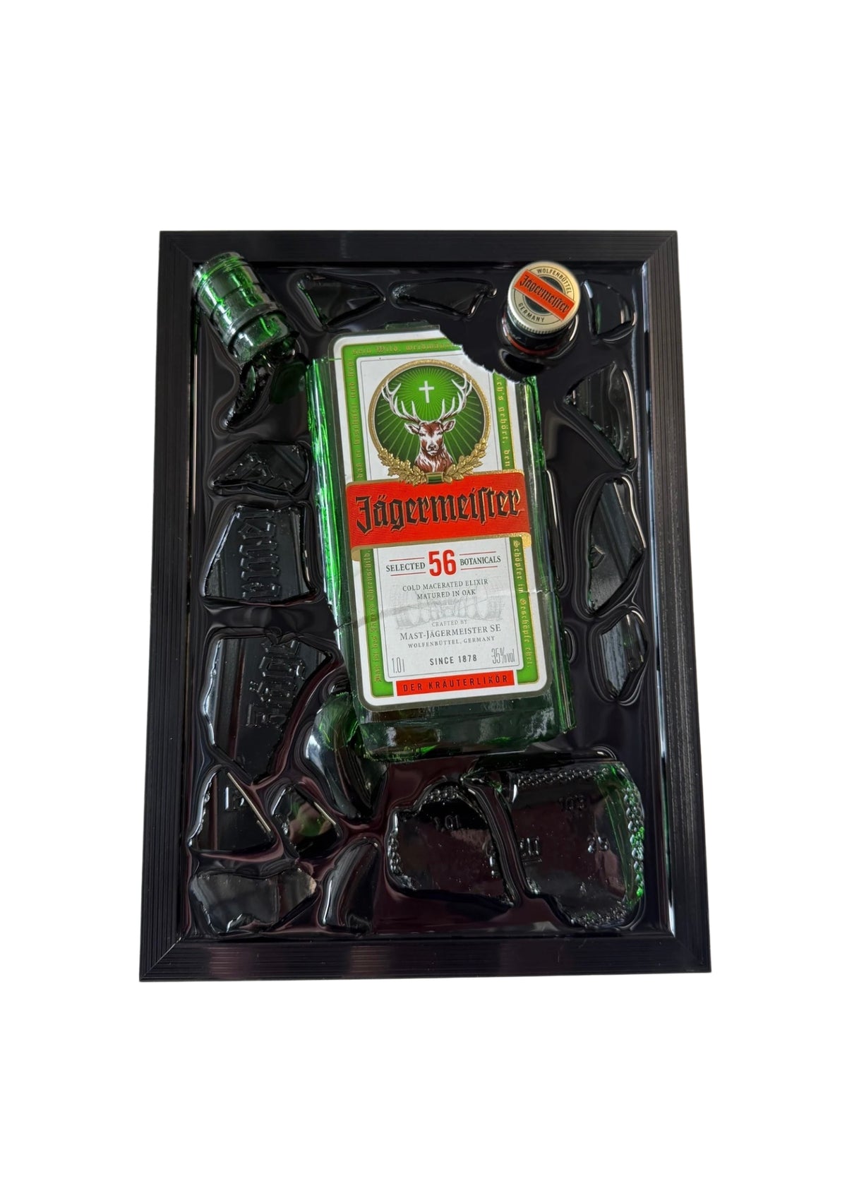 Jägermeister - Epoxy flessen kunst