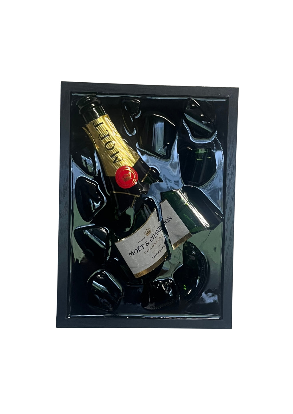Moët &amp; Chandon – Flaschenkunst aus Epoxidharz