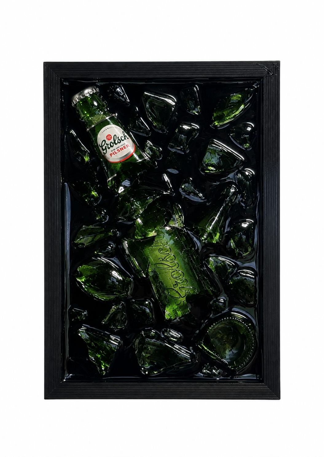 Grolsch - Epoxy flessen kunst
