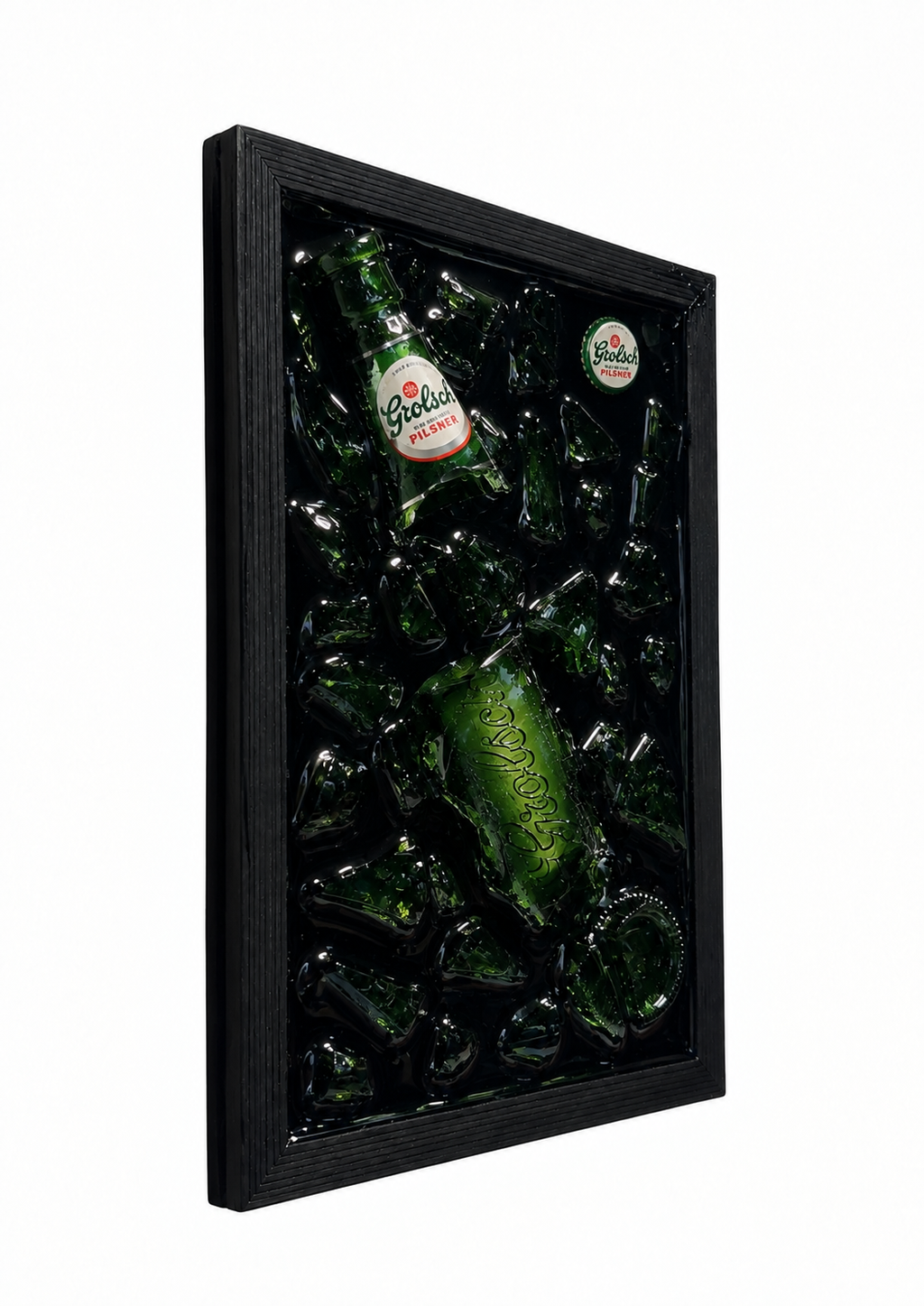 Grolsch - Epoxy flessen kunst